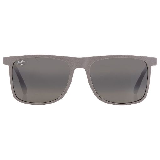 Picture of Maui Jim Makamae Neutral Grey Rectangular Men's Sunglasses 619-14 56
