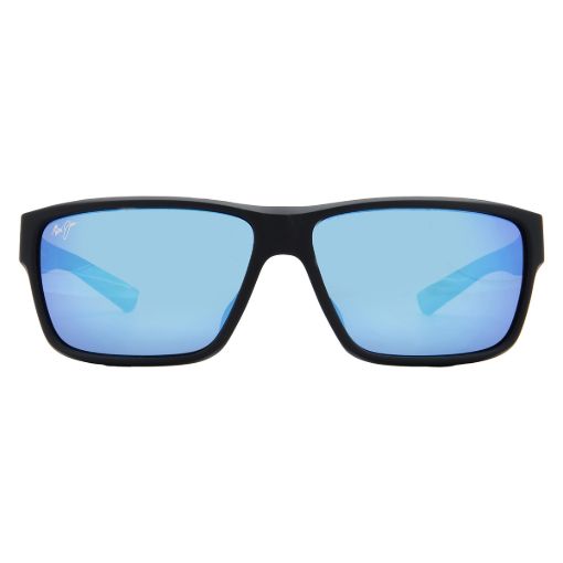 Picture of Maui Jim Uila Blue Hawaii Wrap Men's Sunglasses B662-02 62