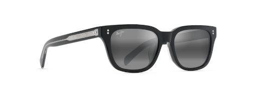 Picture of Maui Jim Likeke Neutral Grey Rectangular Unisex Sunglasses 894-02 54