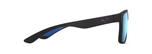 Picture of Maui Jim The Flats Blue Hawaii Rectangular Unisex Sunglasses B897-03 57