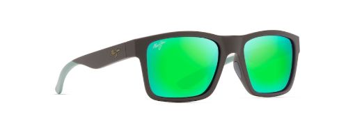 Picture of Maui Jim The Flats MAUIGreen Rectangular Unisex Sunglasses GM897-01 57