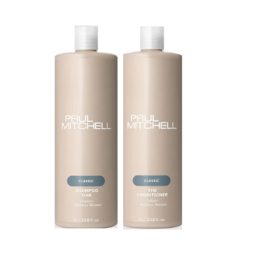 Paul Mitchell Shampoo One & The Conditioner Moisturizing Liter Duo (33.8 fl. oz. / 1L)
