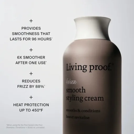 Picture of Living Proof No Frizz Smooth Styling Cream for Medium Hair (8.0 fl. oz. / 236 ml)
