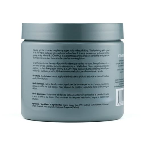 Picture of Johnny B. Control Styling Gel – Alcohol-Free Volumizing Formula (16.0 oz. / 473 ml)