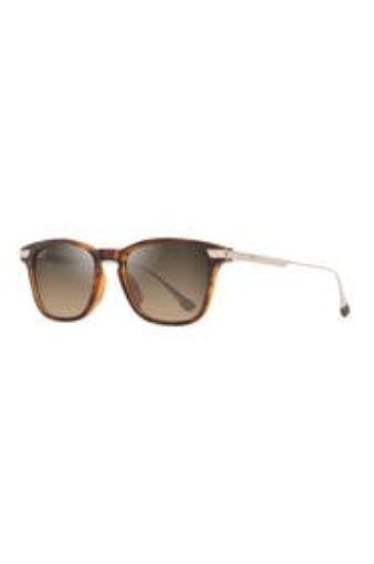 Picture of Maui Jim Mana'olana HCL Bronze Square Unisex Sunglasses HS623-10 51