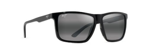 Picture of Maui Jim Mamalu Bay Nuetral Grey Rectangular Unisex Sunglasses 610-02 60