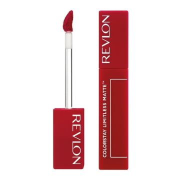 Revlon ColorStay Limitless Matte Liquid Lipstick, 24HR Wear, 011 Fire Off, 0.17 fl oz