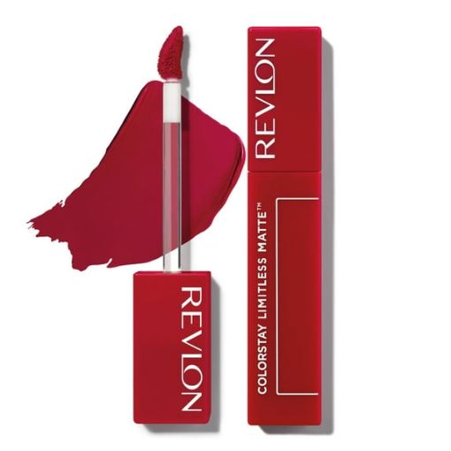 Picture of Revlon ColorStay Limitless Matte Liquid Lipstick, 24HR Wear, 011 Fire Off, 0.17 fl oz