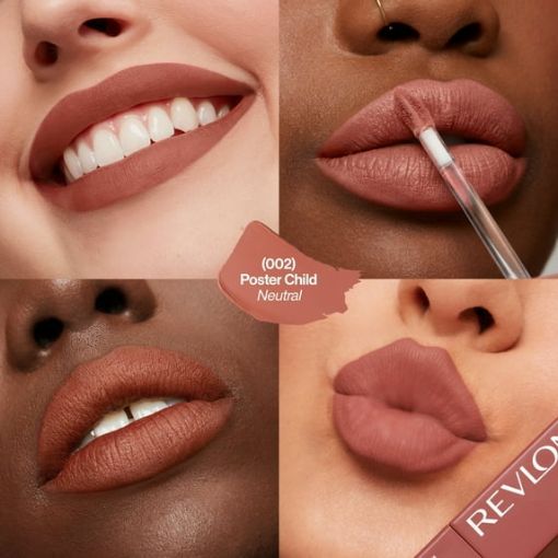 Picture of Revlon ColorStay Limitless Matte Liquid Lipstick, 24HR Wear, 002 Poster Child, 0.17 fl oz
