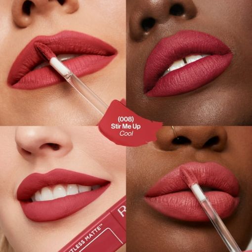 Picture of Revlon ColorStay Limitless Matte Liquid Lipstick, 24HR Wear, 008 Stir Me Up, 0.17 fl oz