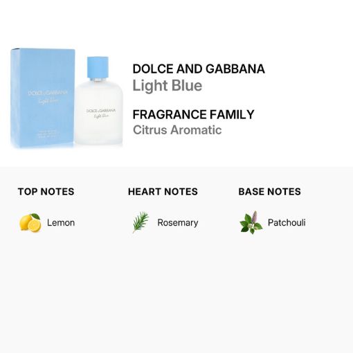 Picture of Light Blue by Dolce & Gabbana EDT 3.4 oz (M)
