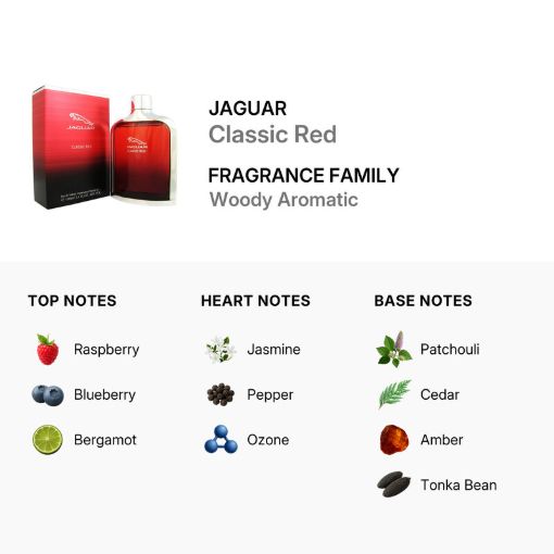 Picture of Jaguar Classic Red Men Eau de Toilette 3.4 oz