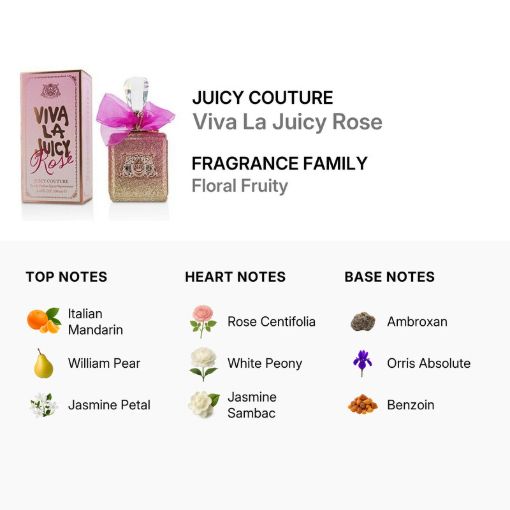 Picture of Viva La Juicy Rose by Juicy Couture EDP (W) 3.4 oz