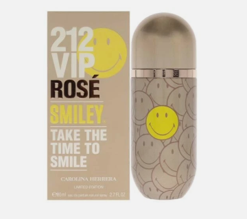Carolina Herrera 212 VIP Rose Smiley Women Eau de Parfum 2.7 oz