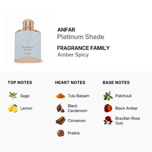 Picture of Platinum Shade by Anfar EDP 3.4 oz (W)