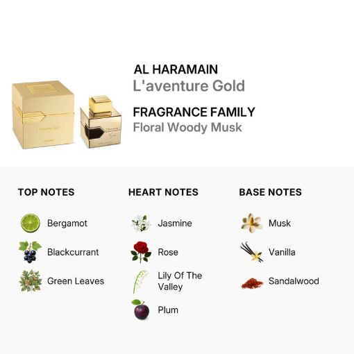 Picture of L'Aventure Gold by Al HaramainEDP 3.4 oz (W)