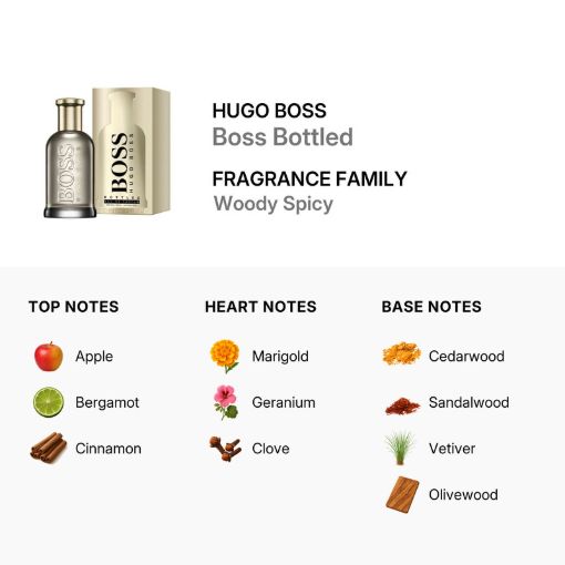 Picture of Hugo Boss Boss Bottled Men Eau de Parfum 3.4 oz