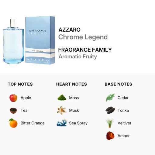 Picture of Chrome Legend by Azzaro EDT 4.2 oz (M)