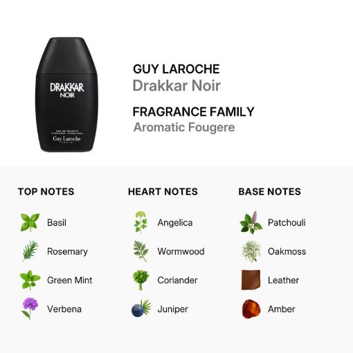 Picture of Guy Laroche Drakkar Noir Men Eau de Toilette 6.7 oz
