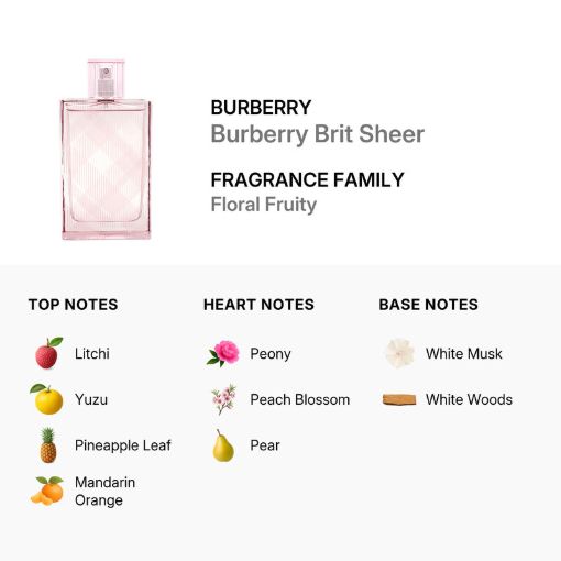Picture of Burberry Brit Sheer Women Eau de Toilette 3.4 oz