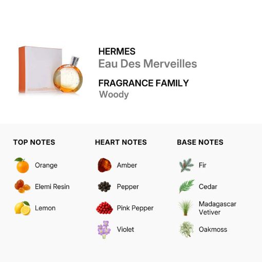 Picture of Hermes Eau des Merveilles Women Eau de Toilette 3.4 oz