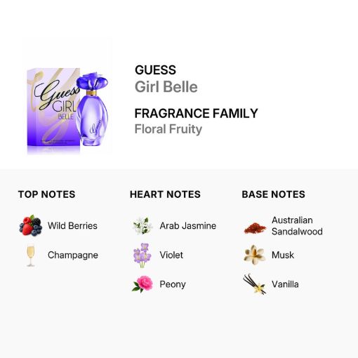 Picture of Guess Girl Belle Women Eau de Toilette 3.4 oz