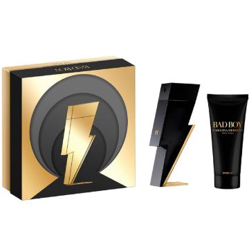 Carolina Herrera Bad Boy 2 Pc EDT Gift Set Men Cologne