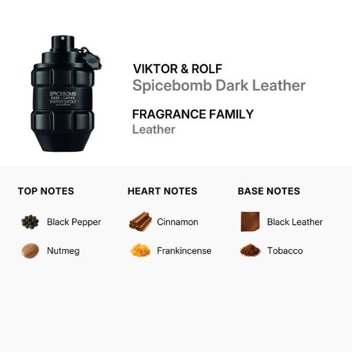 Picture of Viktor & Rolf Spicebomb Dark Leather Men Eau de Parfum 3.0 oz