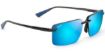 Picture of Maui Jim Laulima Rimless Rectangular Sunglasses