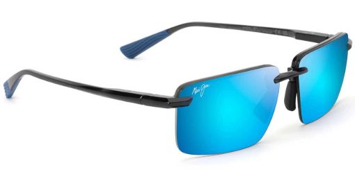 Picture of Maui Jim Laulima Rimless Rectangular Sunglasses