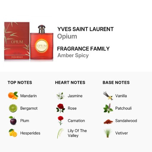 Picture of Yves Saint Laurent Opium EDT 3.0oz (W)
