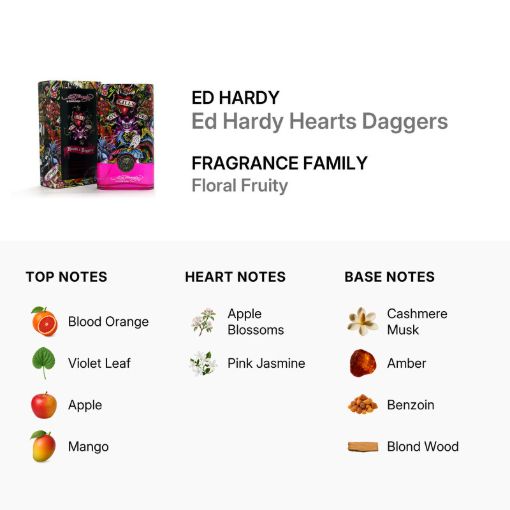 Picture of Ed Hardy Hearts & Daggers/Christian Audigier EDP W 3.4 Oz