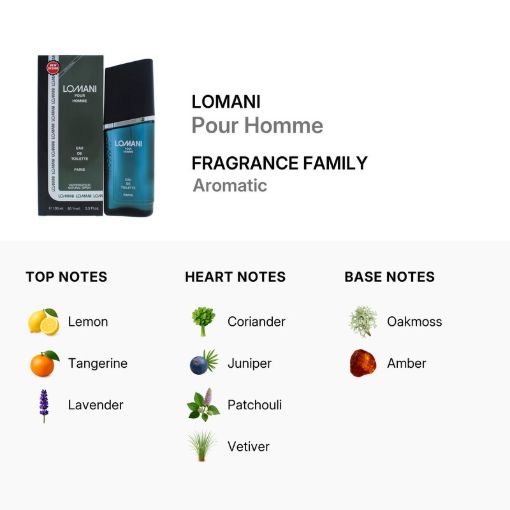 Picture of Lomani Pour Homme EDT M 3.4 OZ