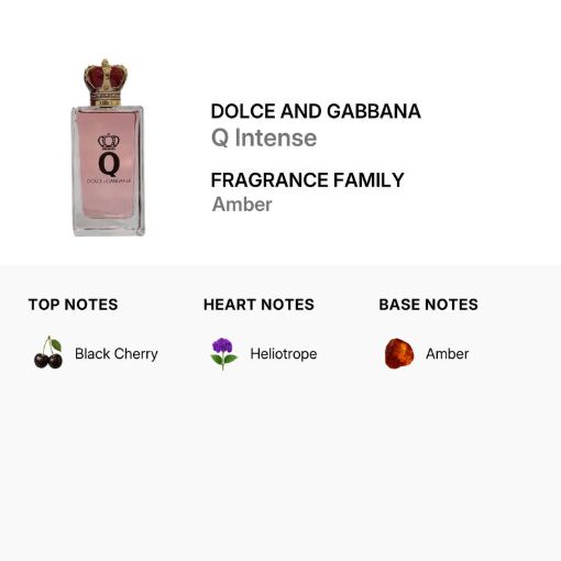 Picture of Dolce & Gabbana Ladies Q Intense EDP 3.4 OZ