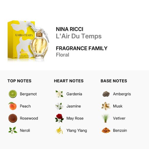 Picture of Lair Du Temps by Nina Ricci 3.3oz EDT (W)