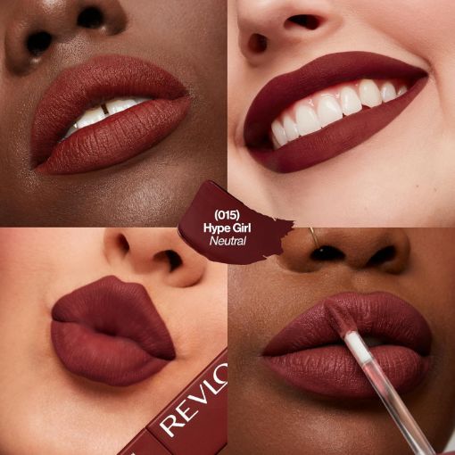 Picture of Revlon ColorStay Limitless Matte Liquid Lipstick, 24HR Wear, 015 Hype Girl , 0.17 fl oz