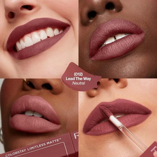 Picture of Revlon ColorStay Limitless Matte Liquid Lipstick, 24HR Wear, 012 Lead The Way, 0.17 fl oz